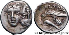 THRACE - ISTROS
Type : Trihemiobole 
Date : c. 420-340 AC. 
Mint name / Town : Istros, Thrace 
Metal : silver 
Diameter : 11,5  mm
Orientation dies : ...