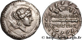 MACEDONIA - AMPHIPOLIS
Type : Tétradrachme stéphanophore 
Date : c. 150 AC. 
Mint name / Town : Amphipolis, Macédoine 
Metal : silver 
Diameter : 32,5...