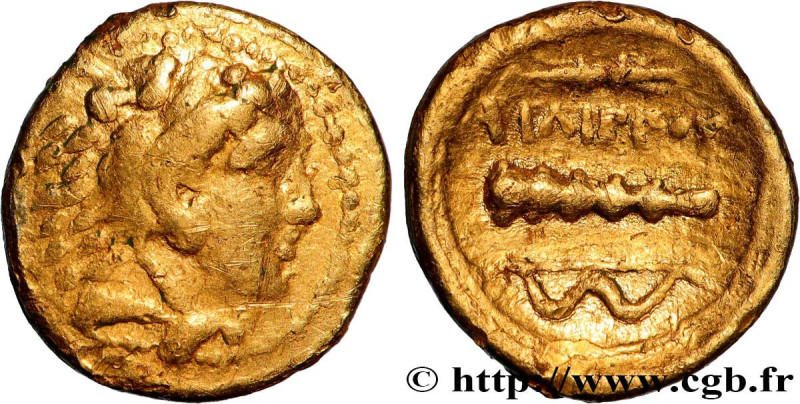 MACEDONIA - MACEDONIAN KINGDOM - PHILIP II
Type : Quart de statère d’or 
Date : ...