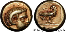 AIOLIS - LESBOS ISLAND - MYTILENE
Type : Hecté 
Date : c. 330 AC. 
Mint name / Town : Mytilène, Éolide 
Metal : electrum 
Diameter : 10,5  mm
Orientat...