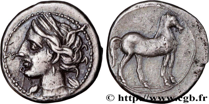 ZEUGITANA - CARTHAGE
Type : Quart de shekel 
Date : c. 220-210 AC. 
Mint name / ...