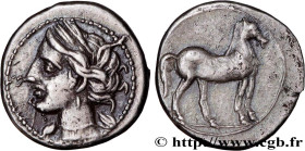 ZEUGITANA - CARTHAGE
Type : Quart de shekel 
Date : c. 220-210 AC. 
Mint name / Town : Carthage, Zeugitane 
Metal : silver 
Diameter : 14  mm
Orientat...