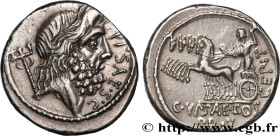 PLAUTIA
Type : Denier 
Date : 60 AC 
Mint name / Town : Rome 
Metal : silver 
Millesimal fineness : + 950  ‰
Diameter : 18  mm
Orientation dies : 5  h...