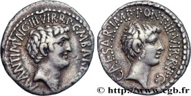 ANTONIUS and OCTAVIAN
Type : Denier 
Date : c. 41 AC. 
Mint name / Town : Éphèse 
Metal : silver 
Millesimal fineness : 950  ‰
Diameter : 19,5  mm
Ori...