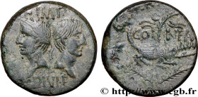 AUGUSTUS and AGRIPPA
Type : Dupondius COL NEM (as) - Agrippa barbu 
Date : c. 27 AC. 
Mint name / Town : Nîmes, Gaule 
Metal : bronze 
Diameter : 26  ...