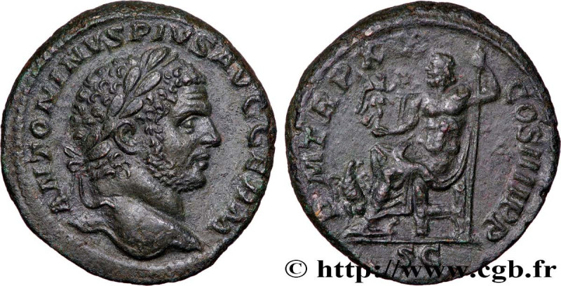 CARACALLA
Type : As 
Date : 217 
Mint name / Town : Rome 
Metal : copper 
Diamet...