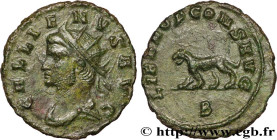 GALLIENUS
Type : Antoninien 
Date : 267-268 
Mint name / Town : Rome 
Metal : billon 
Millesimal fineness : 30  ‰
Diameter : 21,5  mm
Orientation dies...