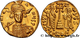CONSTANTINE IV, HERACLIUS and TIBERIUS
Type : Solidus 
Date : 669-673 
Mint name / Town : Constantinople 
Metal : gold 
Millesimal fineness : 1000  ‰
...