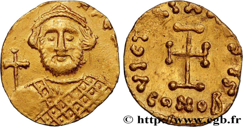 LEONTIUS
Type : Tremissis 
Date : c. 695-698 
Mint name / Town : Constantinople ...