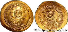 CONSTANTINE IX MONOMACHOS
Type : Histamenon nomisma 
Date : c. 1050 
Mint name / Town : Constantinople 
Metal : gold 
Diameter : 26  mm
Orientation di...