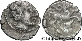 GALLIA - ARVERNI (Area of Clermont-Ferrand)
Type : Drachme au bucrane 
Date : c. 120-60 AC. 
Metal : silver 
Diameter : 16  mm
Orientation dies : 7  h...