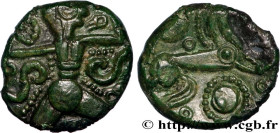 GALLIA BELGICA - BELLOVACI (Area of Beauvais)
Type : Bronze au personnage courant 
Date : c. Ier siècle avant J.-C. 
Mint name / Town : Beauvais (60) ...