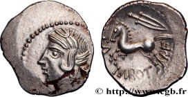 GALLIA - BITURIGES CUBI (Area of Bourges)
Type : Denier CAMBOTRE 
Date : c. 60-50 AC. 
Mint name / Town : Bourges (18) 
Metal : silver 
Diameter : 16,...