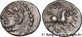 EDUENS, ÆDUI (BIBRACTE, Area of the Mont-Beuvray)
Type : Denier DIASVLOS 
Date : c. avant 52 AC. 
Mint name / Town : Autun (71) 
Metal : silver 
Diame...