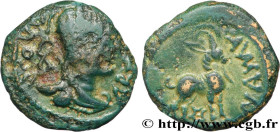 UNSPECIFIED, FROM THE NORTH-WEST
Type : Bronze ARTOIAMOS / NAVMV ARCANTO 
Date : c. 50-30 AC. 
Metal : bronze 
Diameter : 15  mm
Orientation dies : 12...