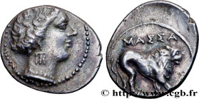 MASSALIA - MARSEILLE
Type : “Drachme légère” ou tétrobole, groupe 1 
Date : 220-200 AC. 
Mint name / Town : Marseille (13) 
Metal : silver 
Diameter :...