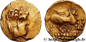 MEDIOMATRICI, Unspecified
Type : Quart de statère au pégase 
Date : IIe siècle avant J.-C. 
Metal : gold 
Diameter : 15  mm
Orientation dies : 5  h.
W...