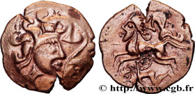 GALLIA - ARMORICA - OSISMII (Area of Carhaix - Finistère)
Type : Statère d'électrum au personnage recroquevillé ailé – à l’aurige et à la croix 
Date ...