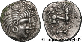 REDONES (Area of Rennes)
Type : Statère d'argent au sanglier, classe II, var. 2 
Date : c. 60-50 AC. 
Mint name / Town : Vannes (56) 
Metal : silver 
...