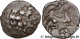 REDONES (Area of Rennes)
Type : Statère de billon, classe IV 
Date : c. 80-50 AC. 
Metal : billon 
Diameter : 21,5  mm
Orientation dies : 11  h.
Weigh...