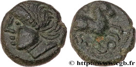 GALLIA - SANTONES / MID-WESTERN, Unspecified
Type : Petit billon au cheval et aux triskèles BN. 3844 
Date : c. 60-50 AC. 
Metal : billon 
Diameter : ...