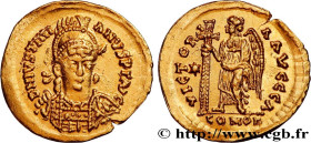 KINGDOM OF OSTROGOTH - ATHALARIC
Type : Solidus à la victoire au nom de Justinien Ier 
Date : 526-534 
Date : s.m. 
Mint name / Town : Rome ou Ravenne...