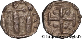 CENOMANIA CIVITAS - LE MANS (Sarthe)
Type : Denier 
Date : fin VIIe - début VIIIe siècle 
Date : s.d. 
Mint name / Town : Le Mans (72) 
Metal : silver...