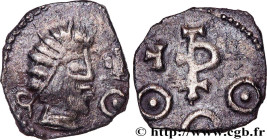 SENS (SENONES CIVITAS) - Yonne
Type : Denier au monogramme croiseté 
Date : (VIIe-VIIIe siècles) 
Date : s.m. 
Mint name / Town : Sens (89) 
Metal : s...
