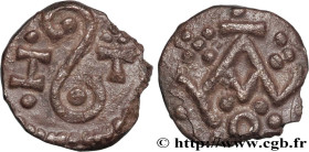 UTRECHT (PAYS-BAS)
Type : Denier 
Date : (VIIIe siècle) 
Date : s.m. 
Mint name / Town : Utrecht 
Metal : gold 
Diameter : 12  mm
Weight : 1,11  g.
Ra...