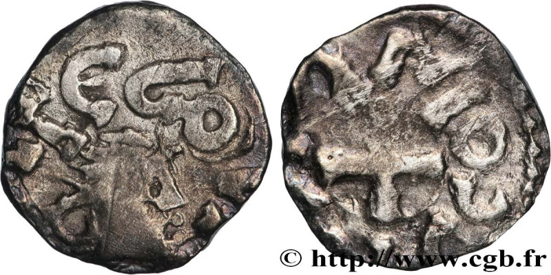 MEROVINGIAN COINS
Type : Denier 
Date : (VIIIe siècle) 
Date : s.m. 
Mint name /...