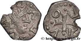 MEROVINGIAN COINS
Type : Denier 
Date : (VIIIe siècle) 
Date : s.m. 
Mint name / Town : Atelier indéterminé 
Metal : silver 
Diameter : 12  mm
Weight ...