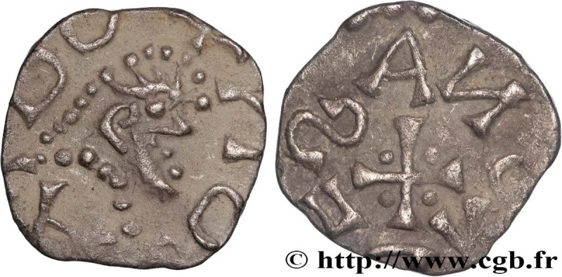 MEROVINGIAN COINS
Type : Denier 
Date : (VIIIe siècle) 
Date : s.m. 
Mint name /...