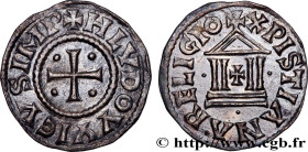 LOUIS THE PIOUS
Type : Denier à la légende chrétienne 
Date : c. 822-840 
Date : n.d. 
Mint name / Town : Atelier indéterminé 
Metal : silver 
Diamete...