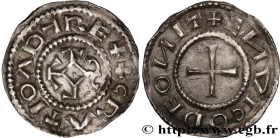 CHARLES II LE CHAUVE / THE BALD
Type : Denier 
Date : c. 864-875 
Date : s.d. 
Mint name / Town : Dinant 
Metal : silver 
Diameter : 20,5  mm
Orientat...