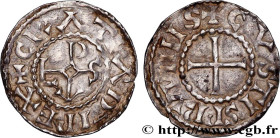 LOUIS THE GERMAN
Type : Denier 
Date : n.d. 
Mint name / Town : Provins 
Metal : silver 
Diameter : 19  mm
Orientation dies : 1  h.
Weight : 1,40  g.
...