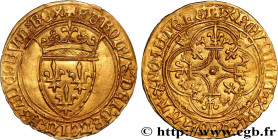CHARLES VI LE FOU ou LE BIEN AIMÉ / THE BELOVED or THE MAD
Type : Écu d'or à la couronne 
Date : 12/03/1419 
Date : n.d. 
Mint name / Town : Saint-Lô ...