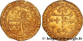 HENRY VI OF LANCASTER
Type : Salut d'or 
Date : 06/09/1423 
Date : n.d. 
Mint name / Town : Saint-Lô 
Metal : gold 
Millesimal fineness : 1000  ‰
Diam...