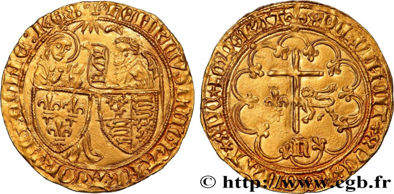 HENRY VI OF LANCASTER
Type : Salut d'or 
Date : 06/09/1423 
Date : n.d. 
Mint na...