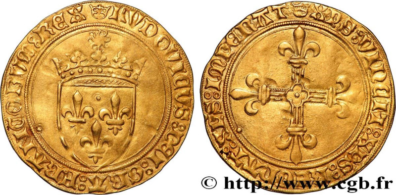 LOUIS XI THE "PRUDENT"
Type : Écu d'or au soleil 
Date : 02/11/1475 
Date : n.d....