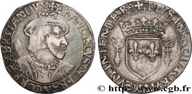 FRANCIS I
Type : Teston de Bretagne, 4e type 
Date : n.d. 
Mint name / Town : Rennes 
Metal : silver 
Millesimal fineness : 898  ‰
Diameter : 28,5  mm...