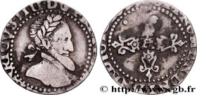HENRY IV
Type : Quart de franc, type de Melun 
Date : 1603-1604 
Date : s.d. 
Mint name / Town : Melun 
Metal : silver 
Millesimal fineness : 833  ‰
D...