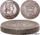 LOUIS XIII
Type : Piéfort de poids quadruple du quart d'écu, buste drapé et cuirassé (2e buste de Jean Warin) 
Date : 1643 
Mint name / Town : Paris, ...