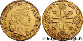 LOUIS XIV "THE SUN KING"
Type : Louis d’or aux huit L, portrait à la tête nue 
Date : 1673 
Mint name / Town : Bayonne 
Quantity minted : 40664 
Metal...