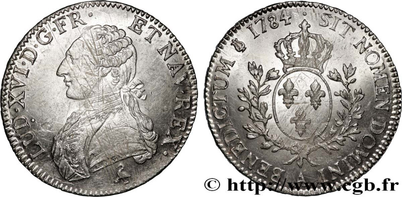 LOUIS XVI
Type : Écu aux branches d'olivier 
Date : 1784 
Mint name / Town : Par...