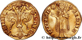 PRINCIPALITY OF ORANGE - RAYMOND IV
Type : Florin d'or 
Date : c. 1340-1370 
Date : n.d. 
Mint name / Town : Orange 
Metal : gold 
Diameter : 20  mm
O...