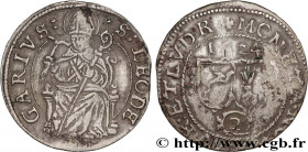 MURBACH AND LURE - LEOPOLD OF AUSTRIA (ADMINISTRATOR)
Type : Deux batz 
Date : 1624 
Mint name / Town : Guebwiller 
Metal : billon 
Diameter : 26,5  m...