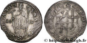 MURBACH AND LURE - COLOMBAN D'ANDLAU-WITTENHEIM
Type : Batz 
Date : 1663 
Mint name / Town : Guebwiller 
Metal : silver 
Diameter : 22  mm
Orientation...