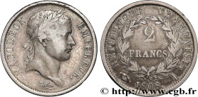 PREMIER EMPIRE / FIRST FRENCH EMPIRE
Type : 2 francs Napoléon Ier tête laurée, République française 
Date : 1808 
Mint name / Town : Limoges 
Quantity...