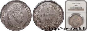 LOUIS-PHILIPPE I
Type : 5 francs IIe type Domard 
Date : 1841 
Mint name / Town : Strasbourg 
Quantity minted : 2120976 
Metal : silver 
Millesimal fi...