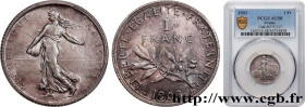 III REPUBLIC
Type : 1 franc Semeuse 
Date : 1903 
Quantity minted : 472.883 
Metal : silver 
Millesimal fineness : 835  ‰
Diameter : 23  mm
Orientatio...